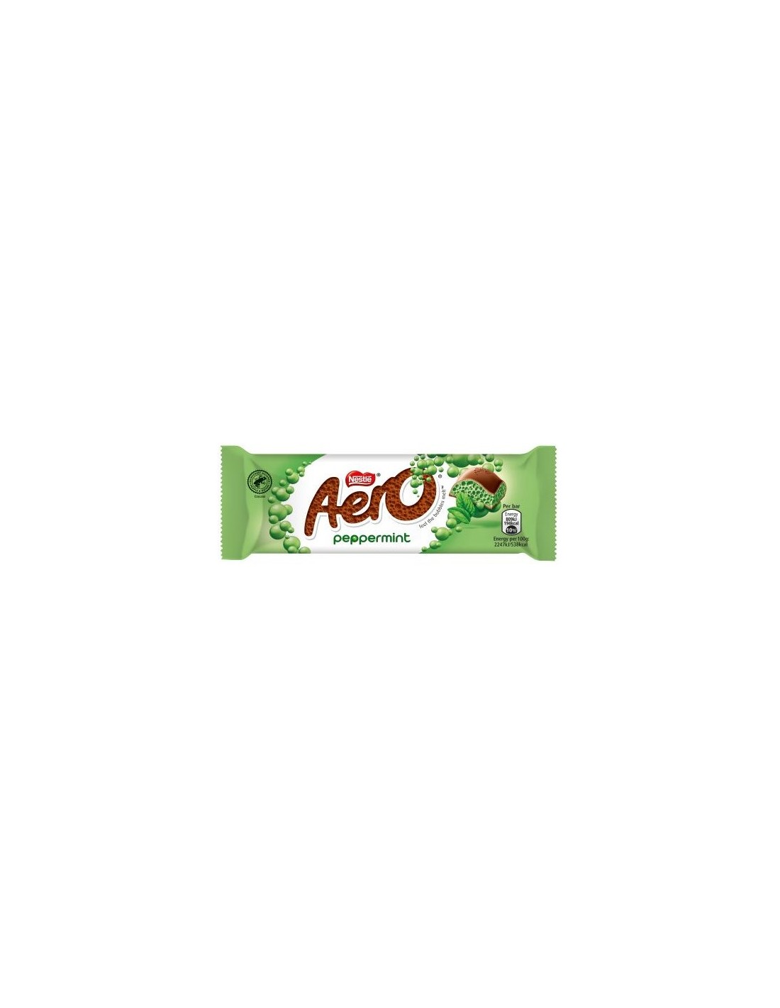 Aero Bubbly Bar Peppermint 36g
