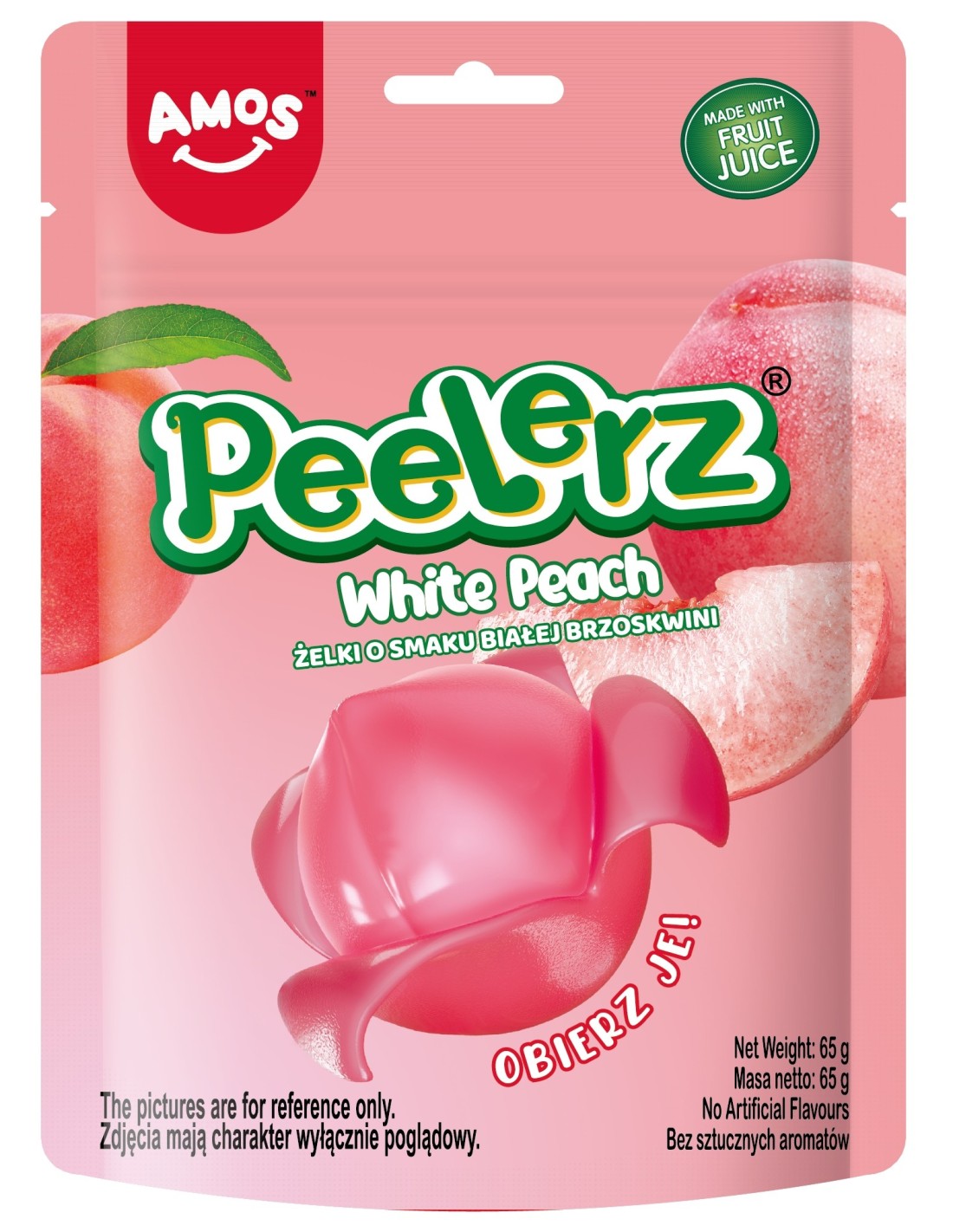 Peelerz Gummy White Peach 65g