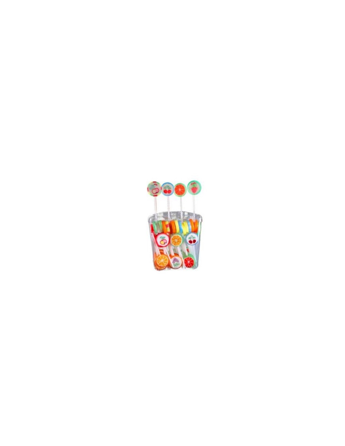 Astra Patterned Lollipops Lemon, Orange, Apple, Cherry, Strawberry 100x10g