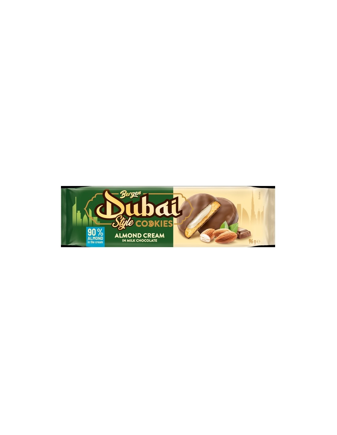 Bergen Dubai Style Almond Cookies 96g