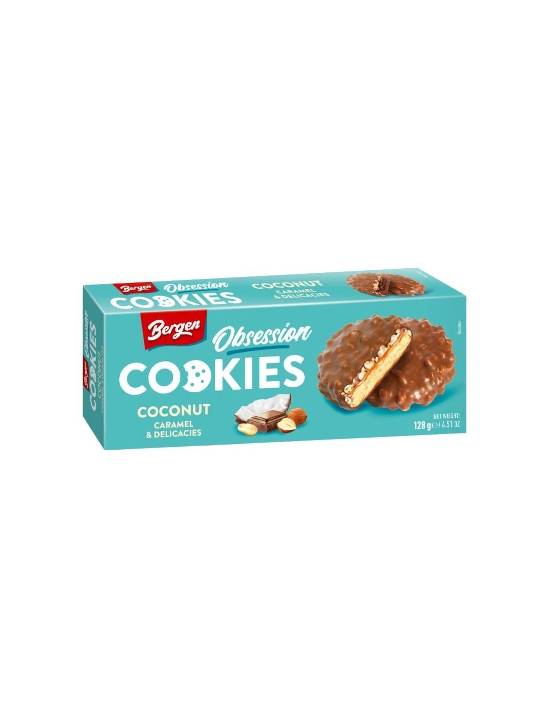 Bergen Obsession with Caramel and Delicacies Coconut 128g