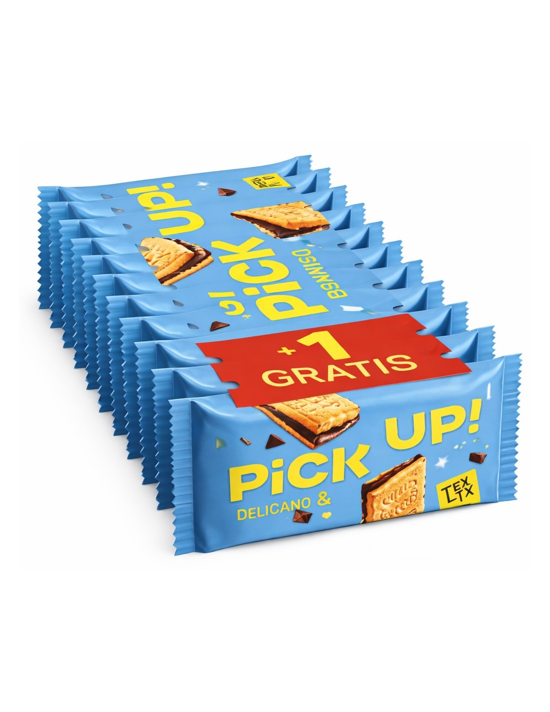 Bahlsen Pick Up Choco and Milk Biscuits 11Pk 308g