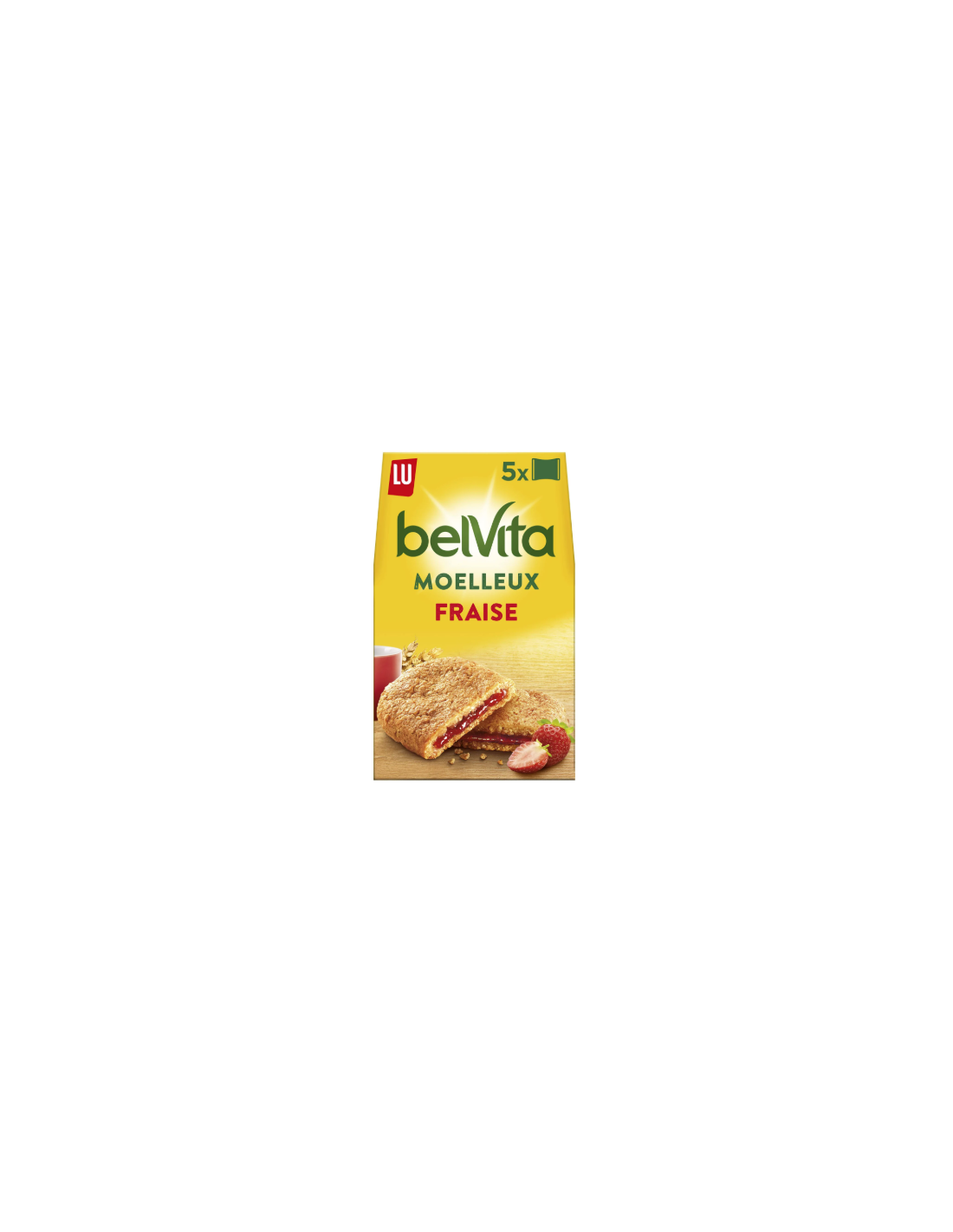 Belvita Moelleux Strawberry 250g