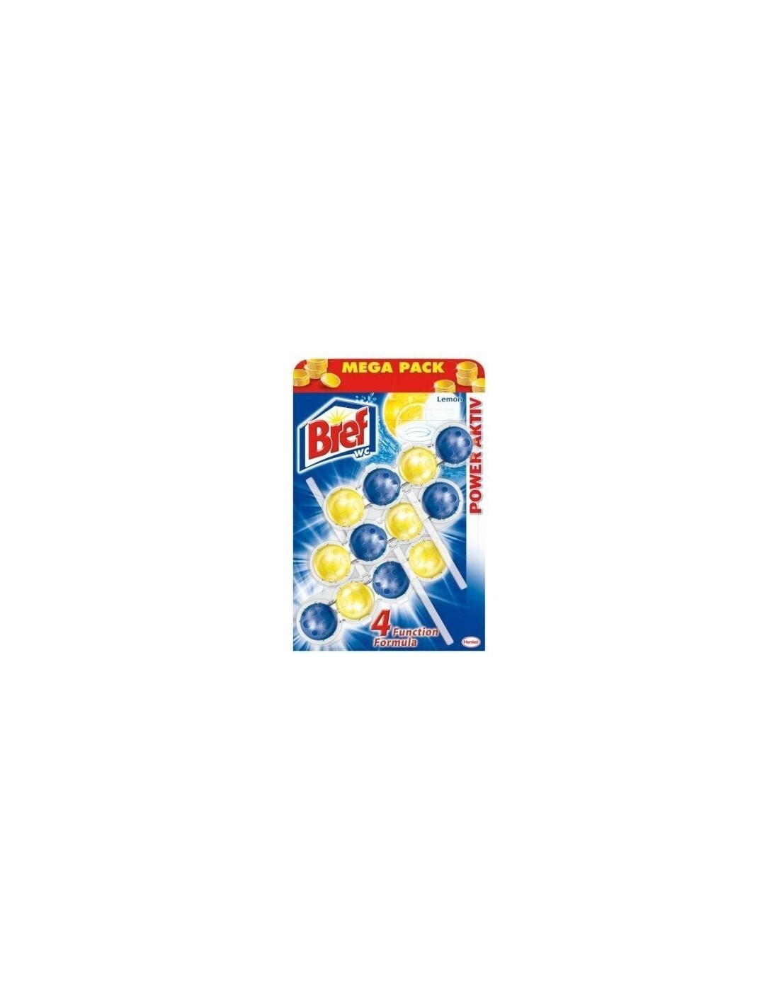 Bref Wc Power Active Balls Juicy Lemon 3Pk 150g