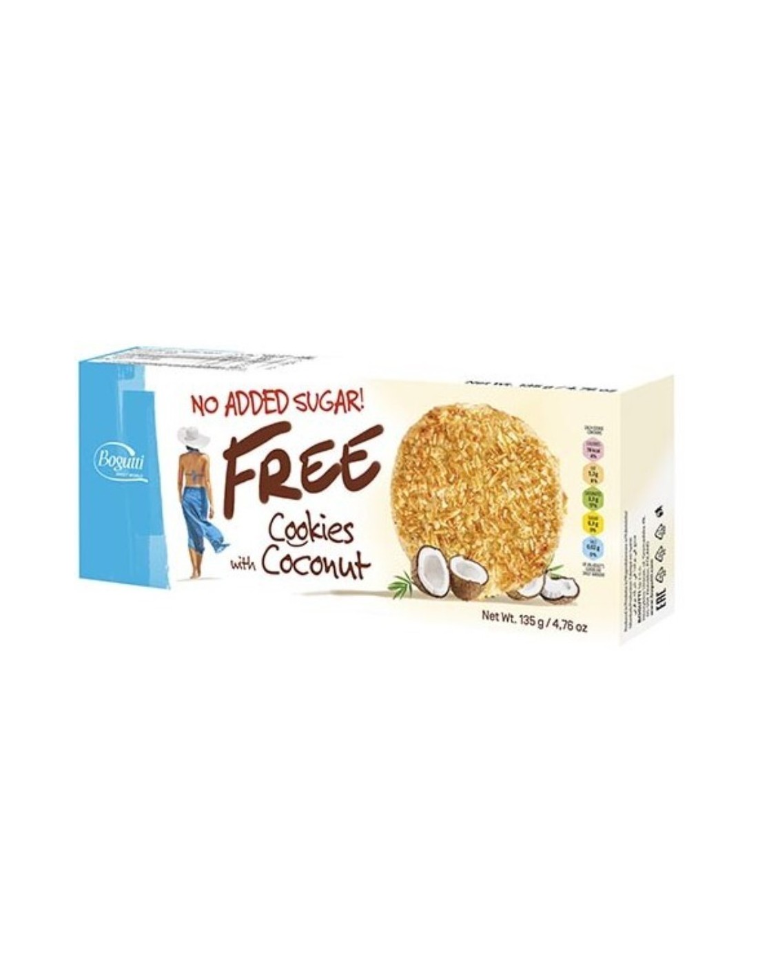 Bogutti Free Cookies with Coconut 135g