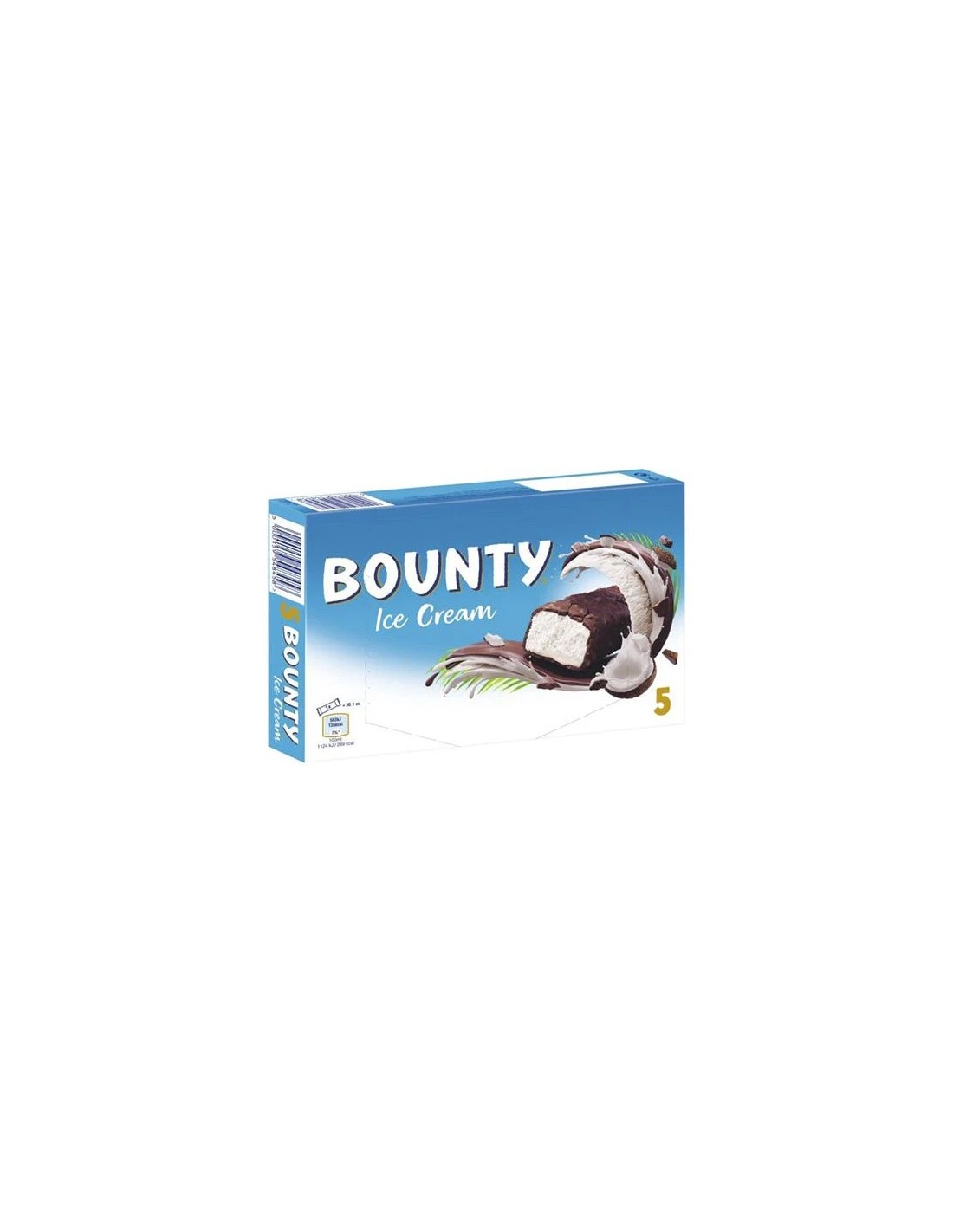 Bounty Ice Cream 5Pk 250.5ml