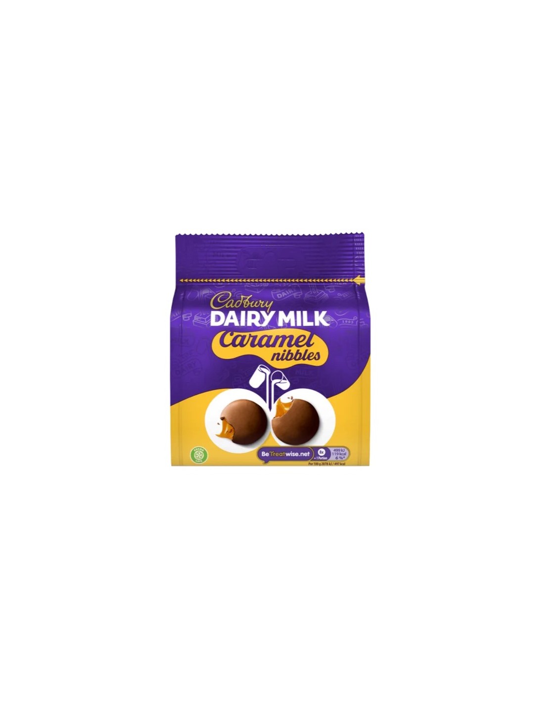 Cadbury Caramel Nibbles Chocolate Bag 85g