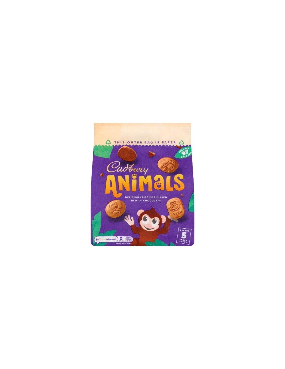 Cadbury Animals 5Pk 99.5g