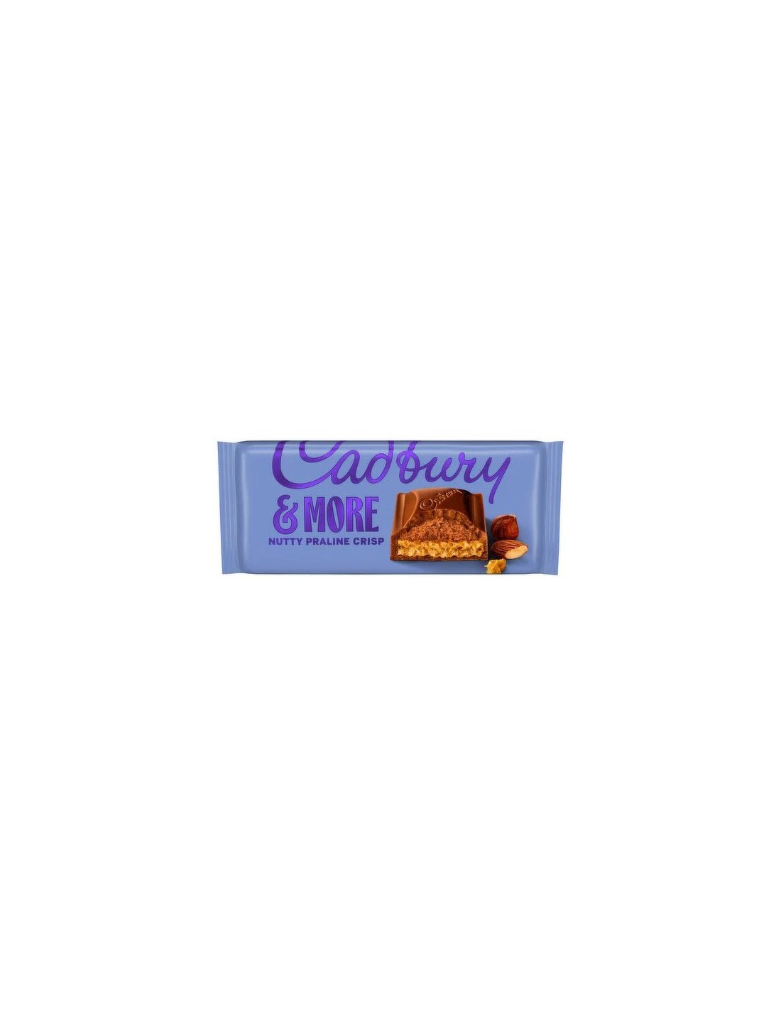 Cadbury & More Nutty Praline Crisp Chocolate Bar 180g