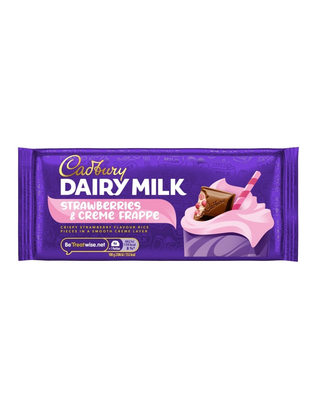 Cadbury Dairy Milk Strawberries & Cream 115g