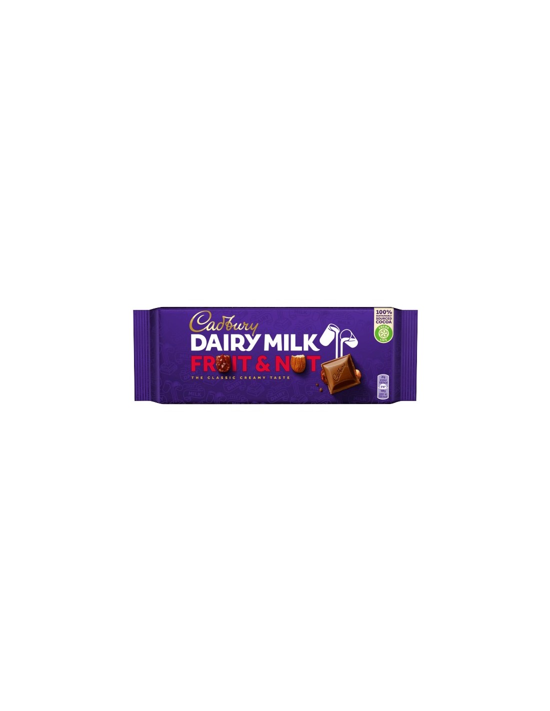 Cadbury Dairy Milk Fruit & Nut Chocolate Bar 180g