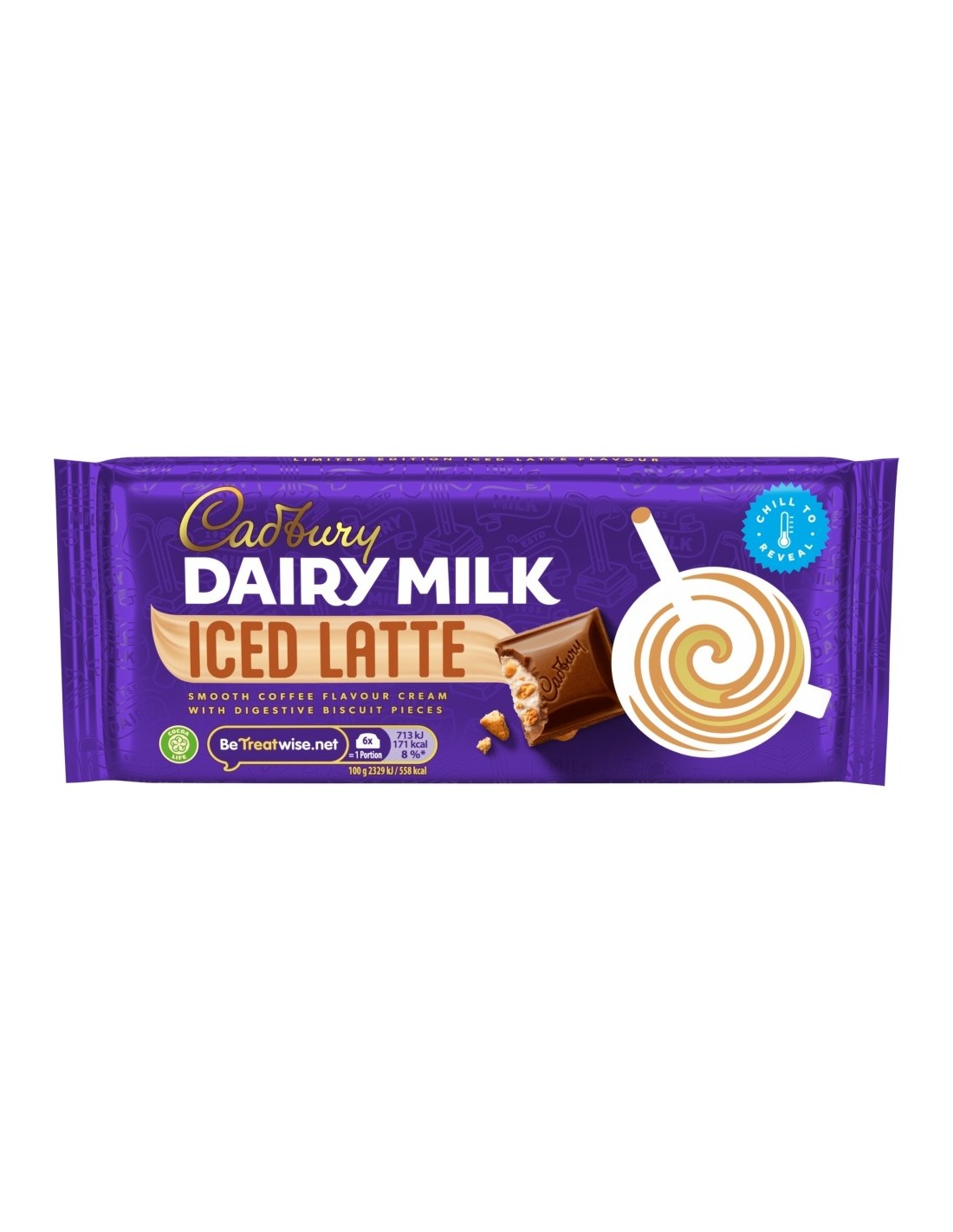 Cadbury Dairy Milk Iced Latte Chocolate 122.5g