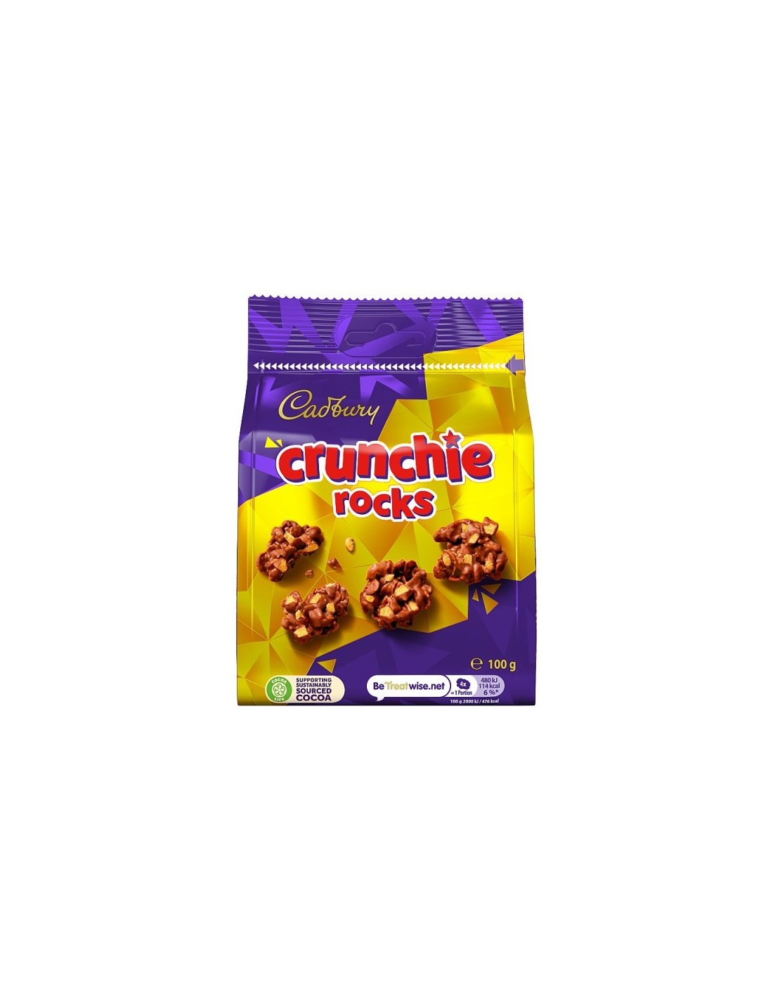 Cadbury Crunchie Rocks Chocolate Bag 100g