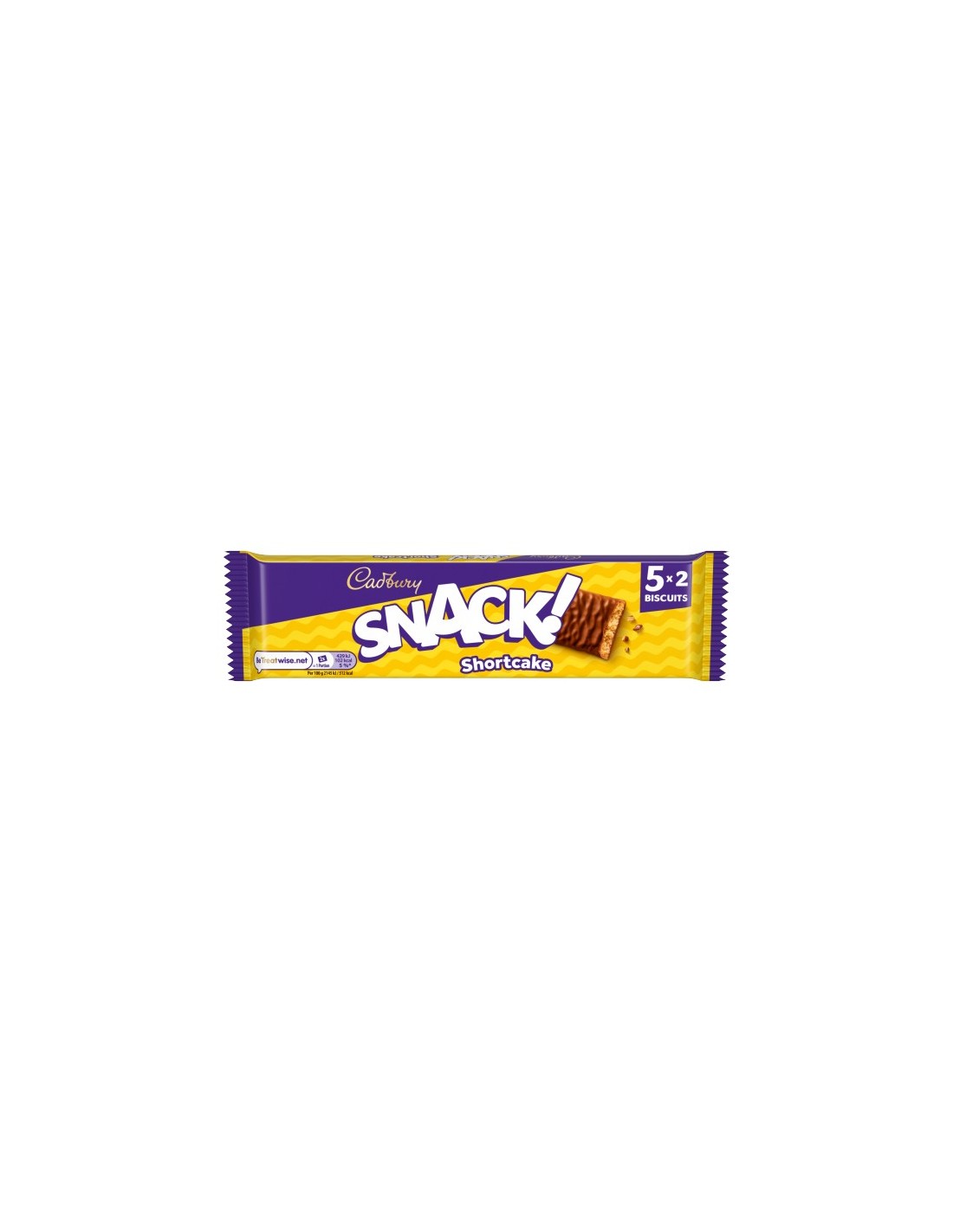 Cadbury Snack Shortcake Chocolate Biscuit 5Pk 100g