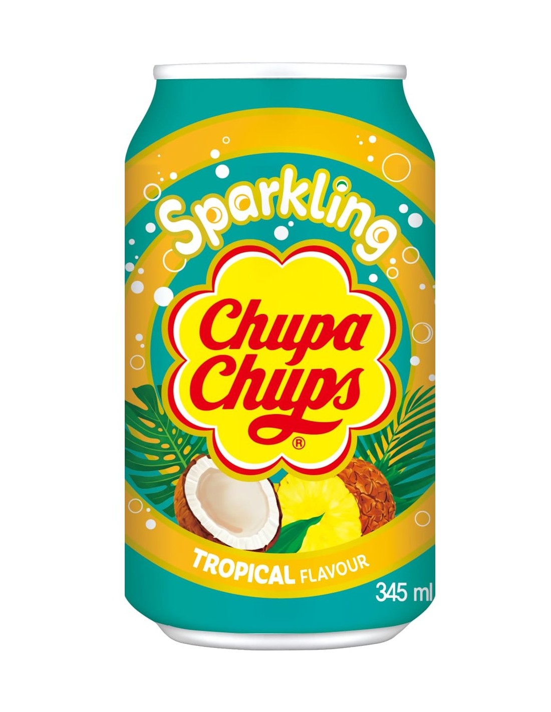 Chupa Chups Sparkling Tropical Drink 345ml