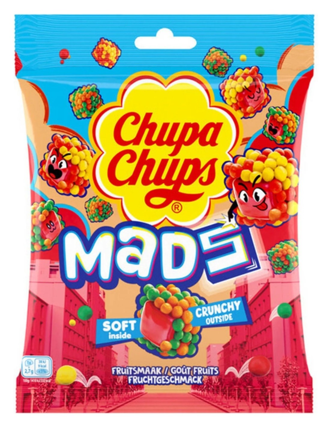 Chupa Chups Mads Fruits 115g