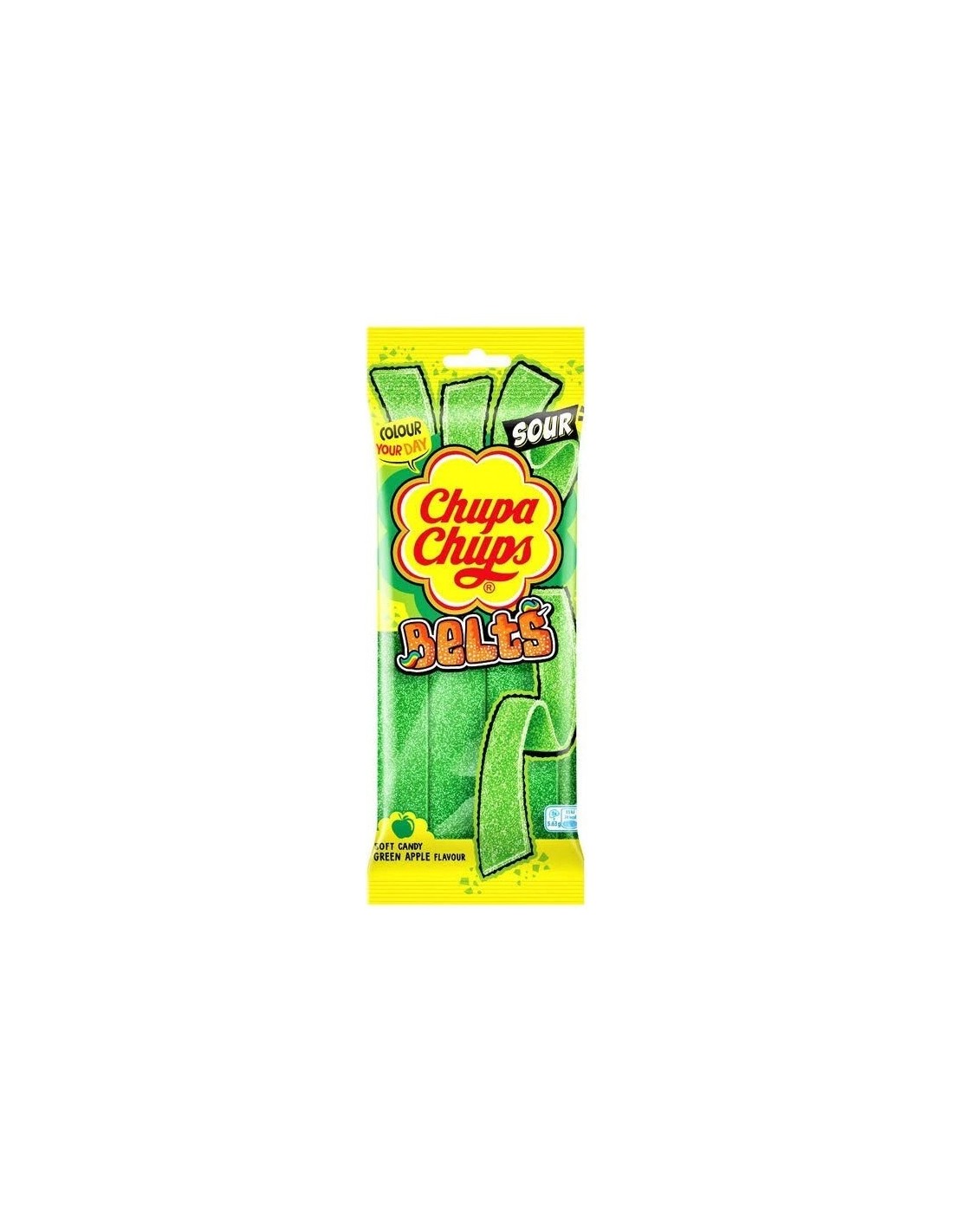 Chupa Chups Apple Sour Belts 90g