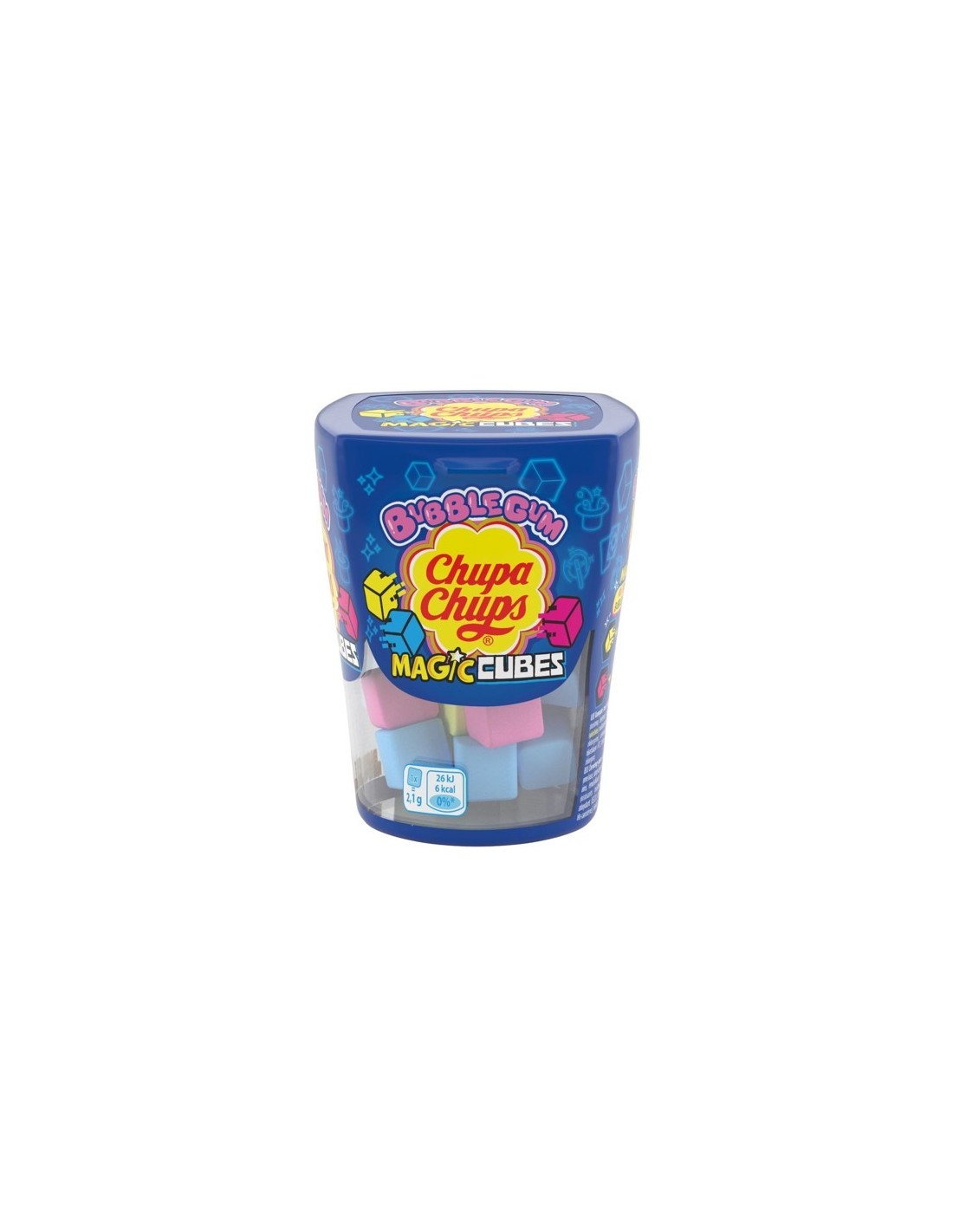 Chupa Chups Fun Bubblegum Bottles Magic Cubes 85g