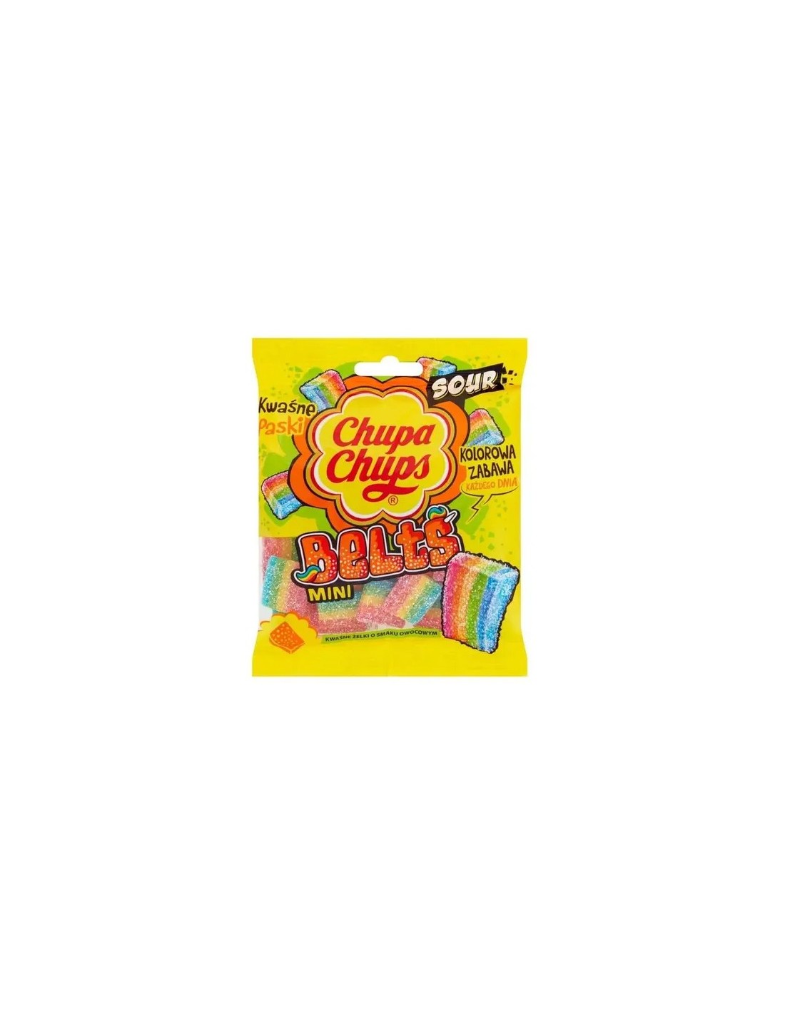 Chupa Chups Sour Mini Belts 90g