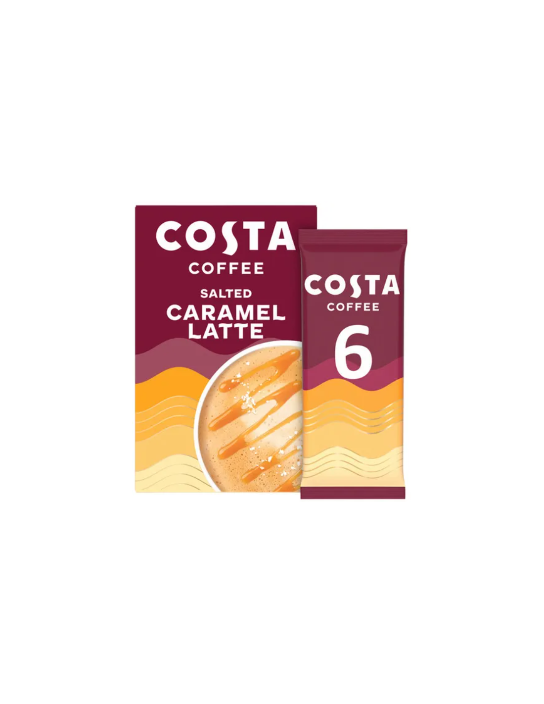 Costa Coffee Salted Caramel Latte 6x17g
