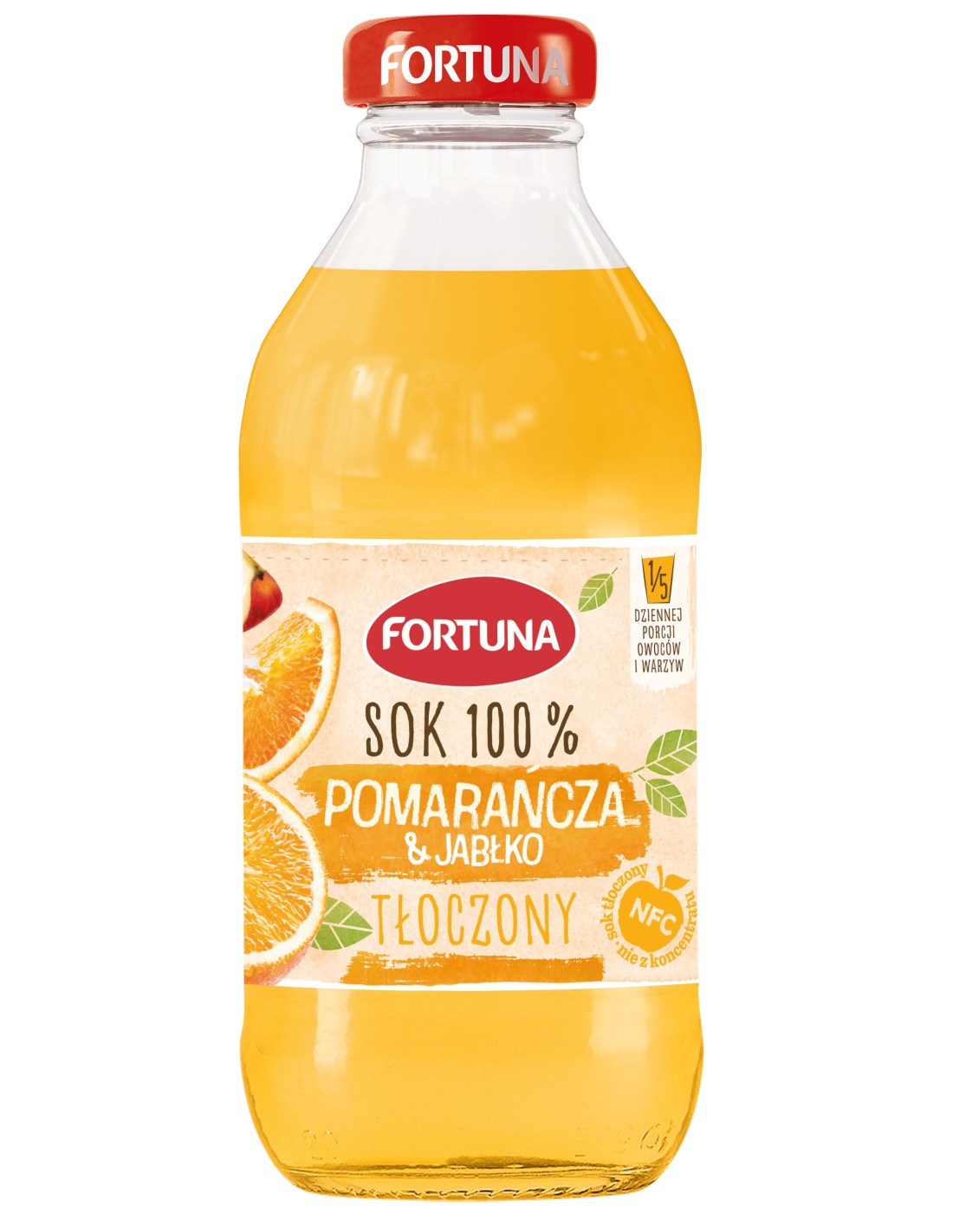 Fortuna NFC Orange Apple Juice 100% Pressed 330ml