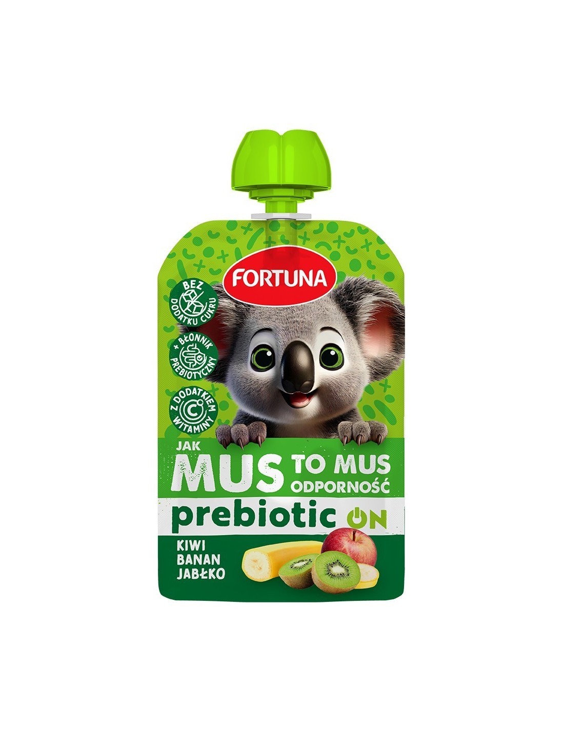 Fortuna JAK MUS TO MUS PREBIOTIC ON Apple-Banana-Kiwi 100g