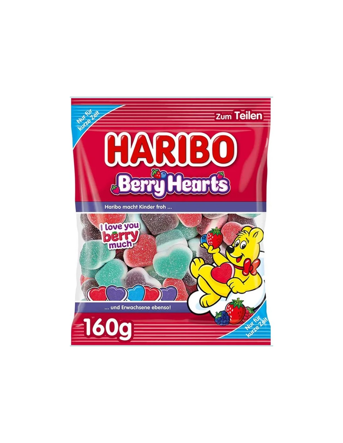 Haribo Berry Hearts 160g