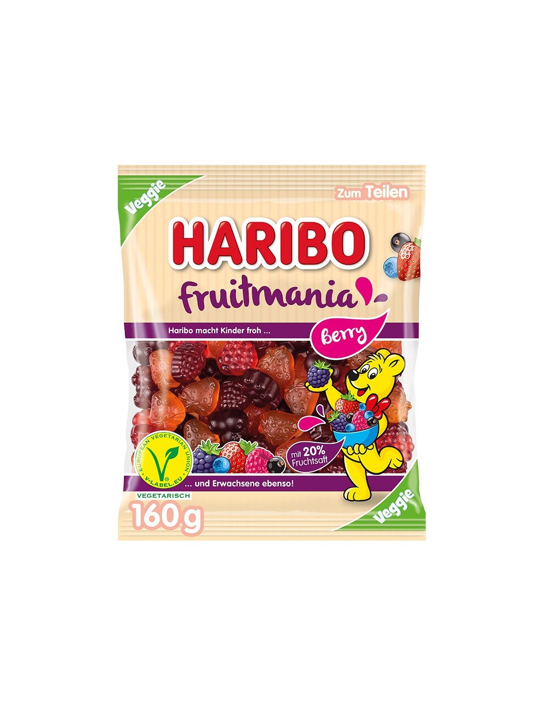Haribo Fruitmania Berry 160g