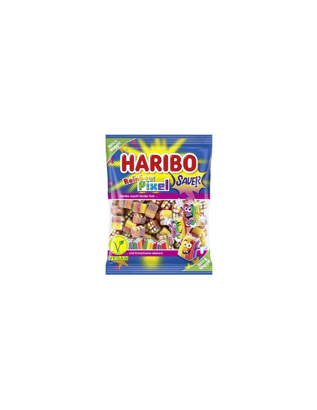 Haribo Rainbow Pixel Veggie 160g