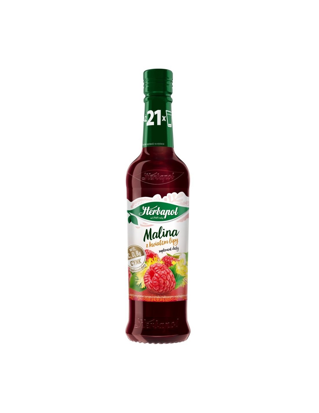 Herbapol Syrup Rasberry with Linden 420ml
