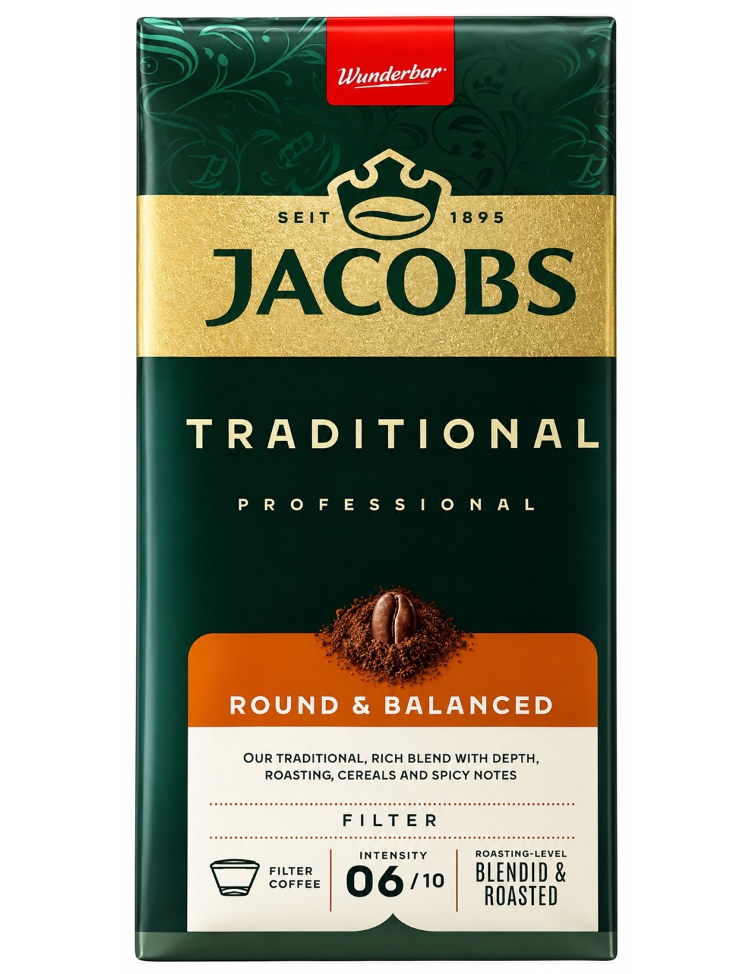 Jacobs Ground Coffee Crema Traditional 500g