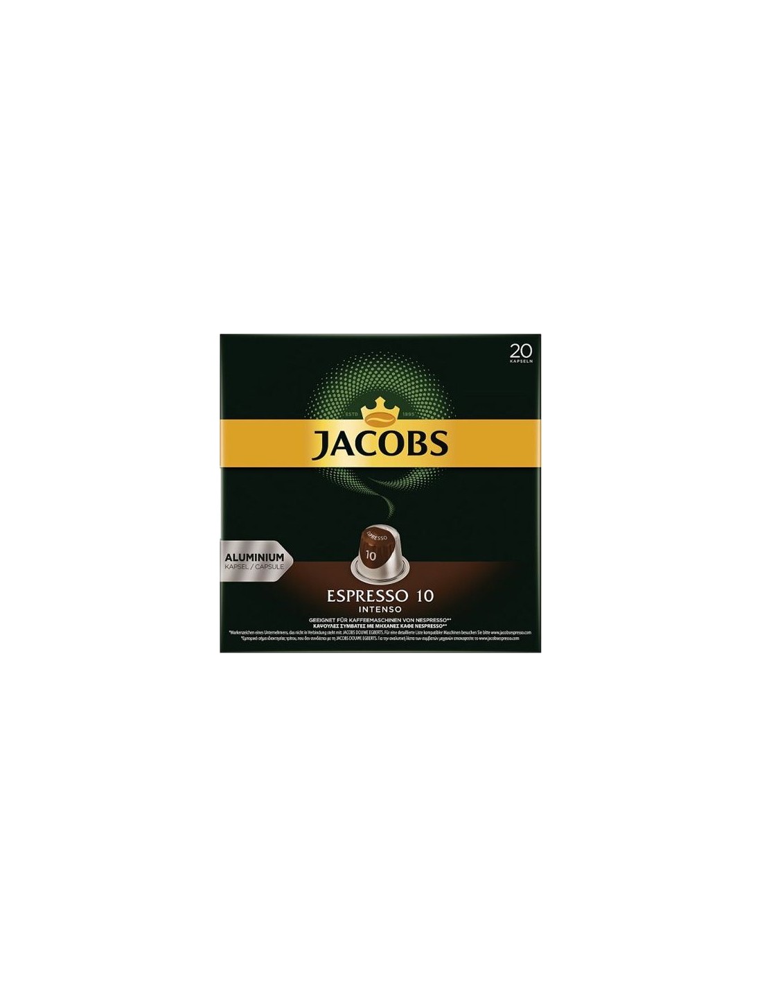 Jacobs Caps Espresso 10 Intenso 20pcs 104g