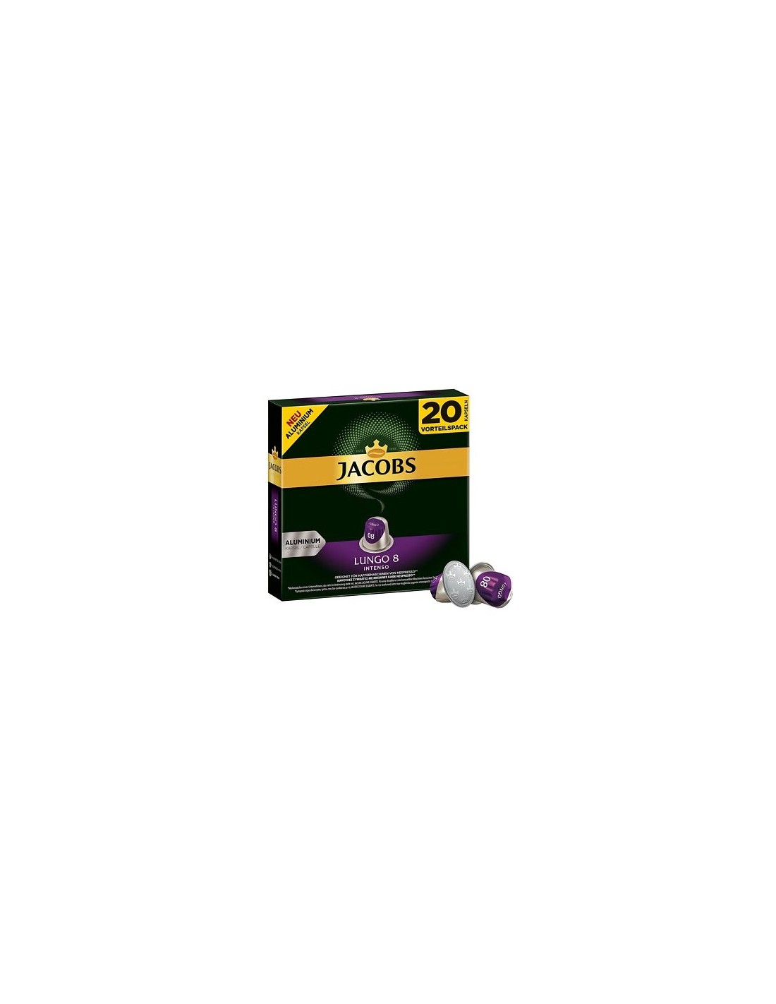 Jacobs Caps Lungo 8 Intenso 20pcs 104g