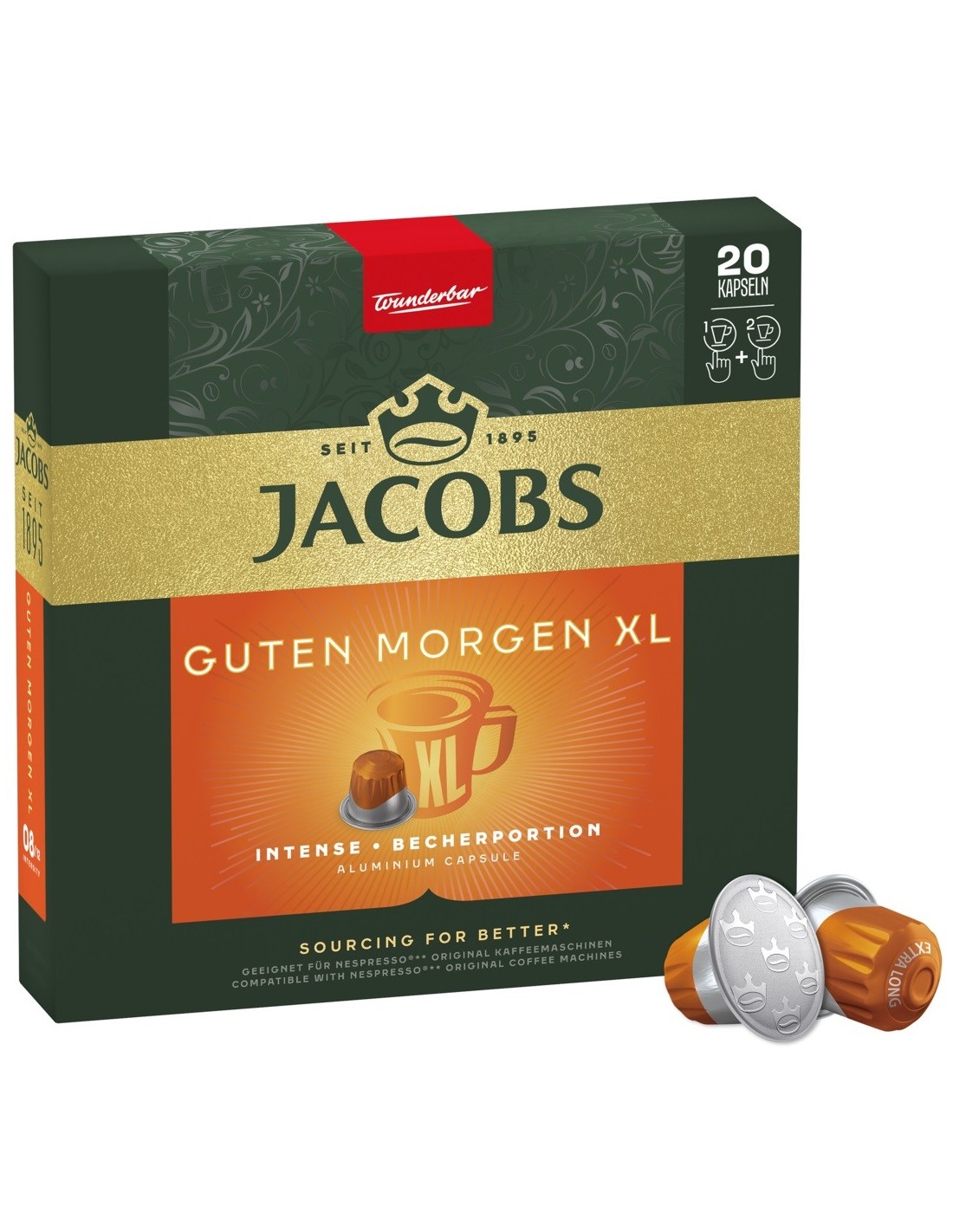 Jacobs Caps Guten Morgen XL 20pcs 104g