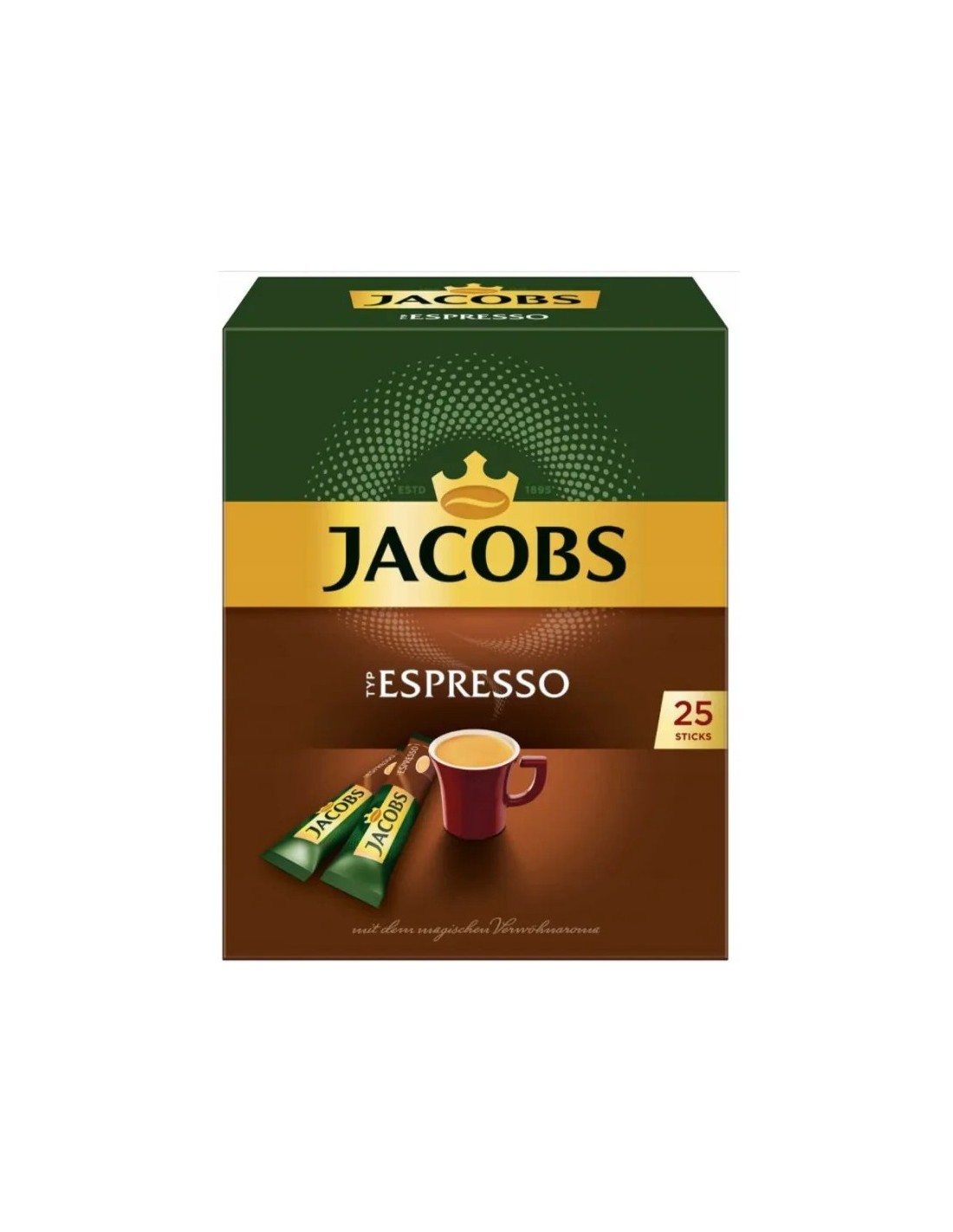 Jacobs Espresso Instant Coffee Sticks 3in1 25Pk