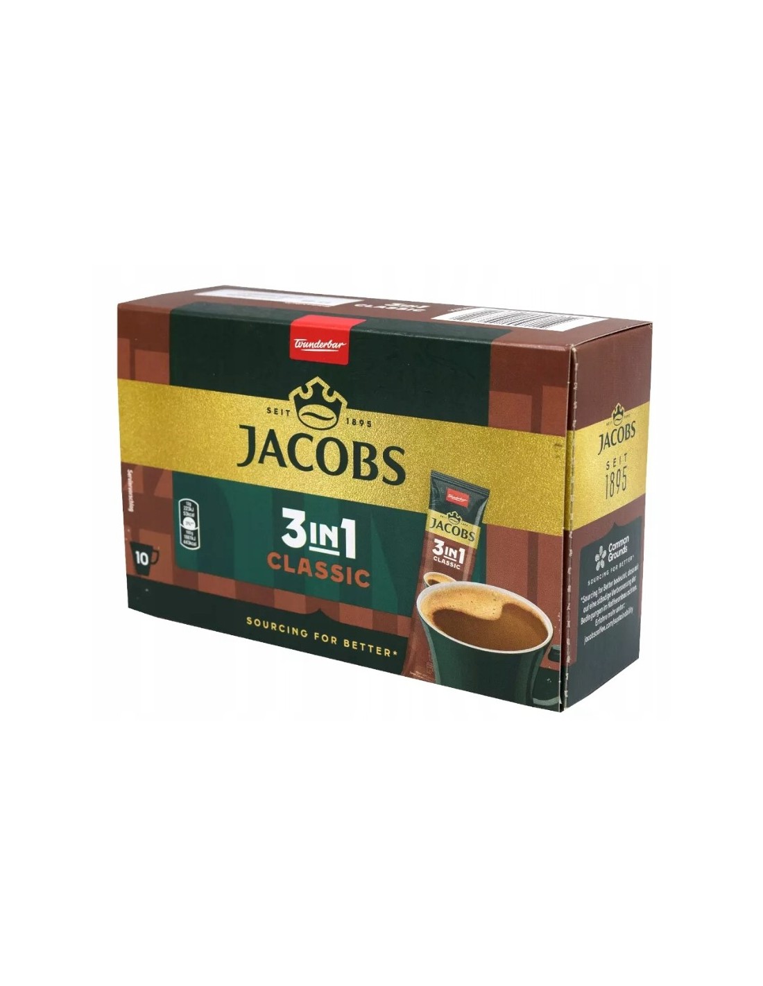 Jacobs Instant Coffee 3in1 Classic 10Pk 120g