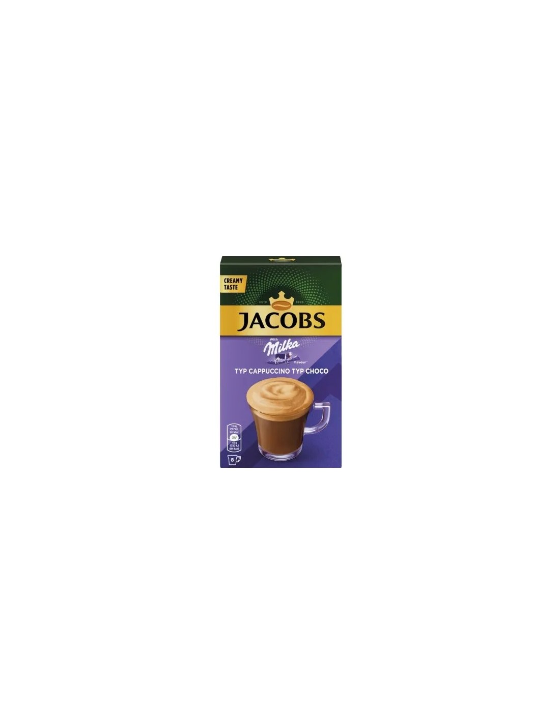 Jacobs Instant Cappuccino Milka 8Pk 126.4g