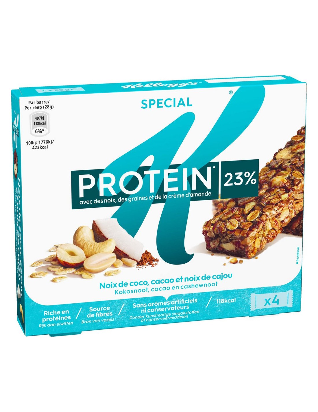 Kellogg’s Special K Protein Cocoa & Cashews 4Pk 112g
