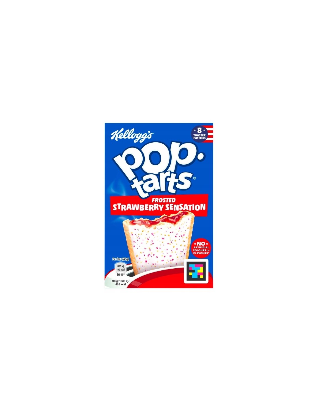 Kellogg’s Pop Tarts Strawberry Sensation 8Pk 384g