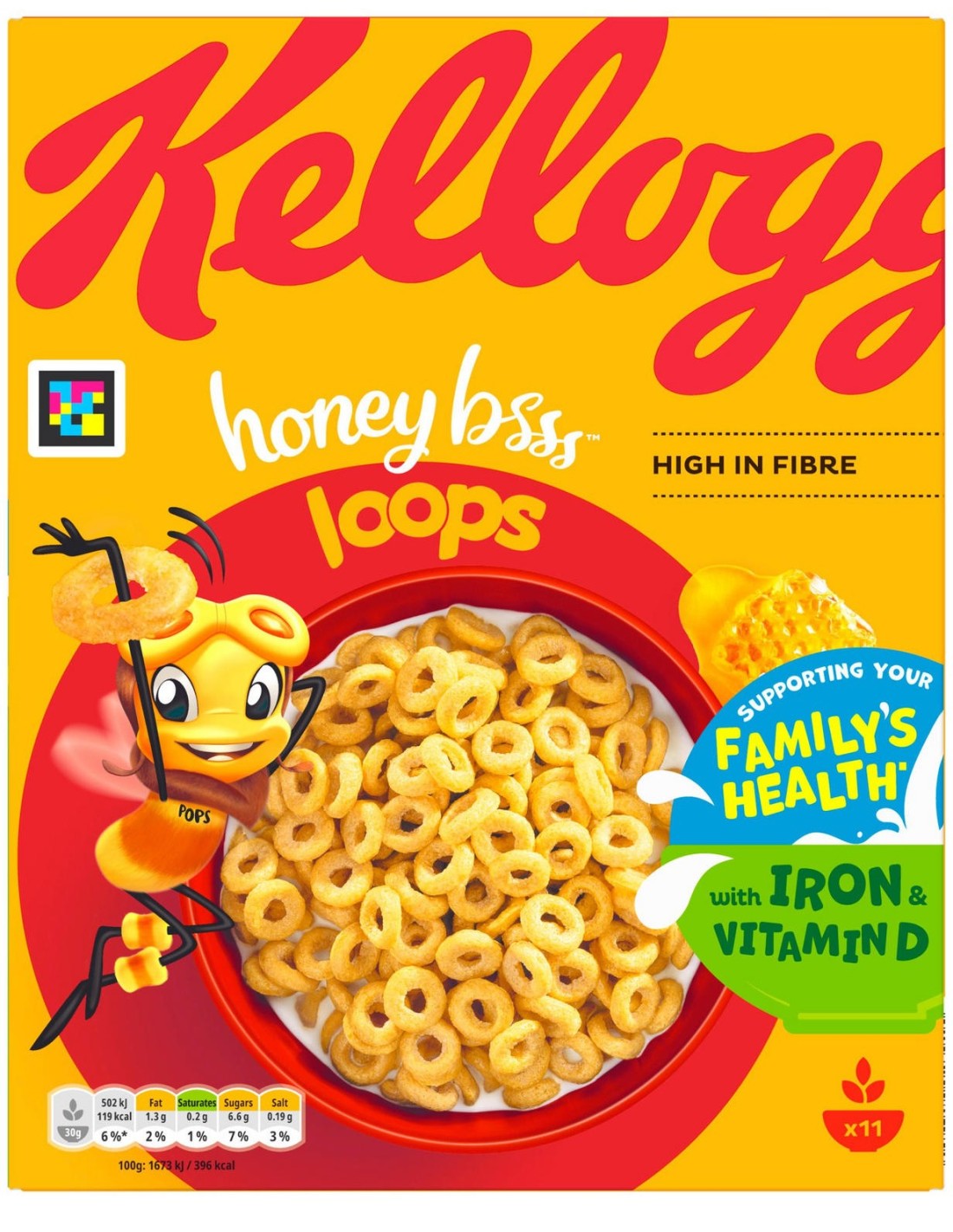 Kellogg’s Honey Loops 330g