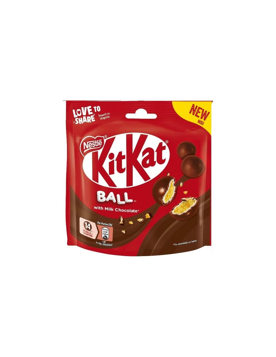 KitKat Ball with Milk Chocolate 100g