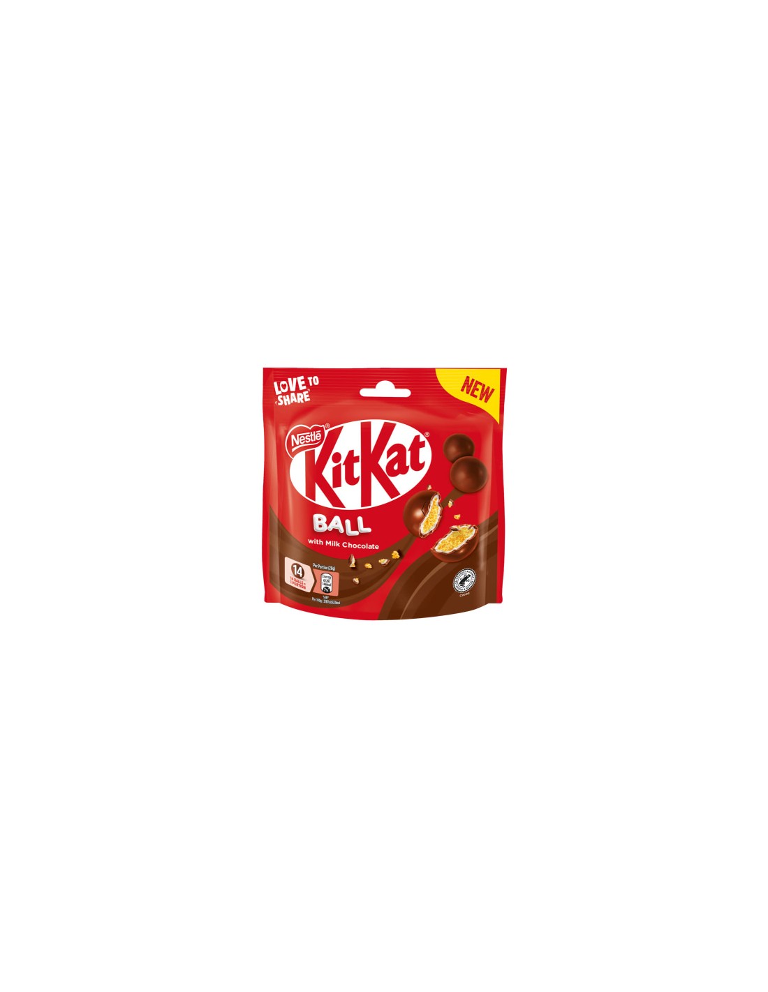 KitKat Balls with Milk Chocolate 140g