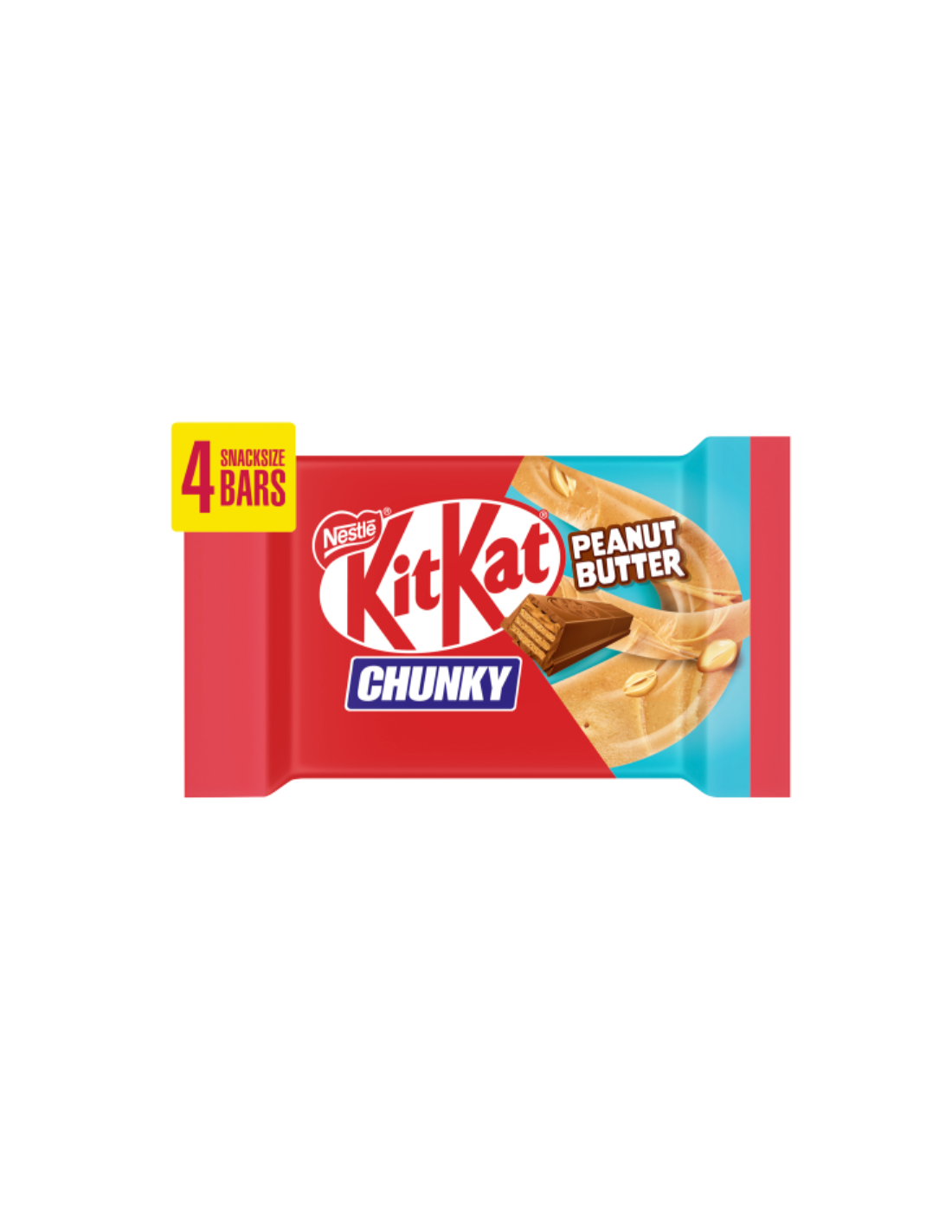 KitKat Chunky Peanut Butter Bar 4Pk 136g
