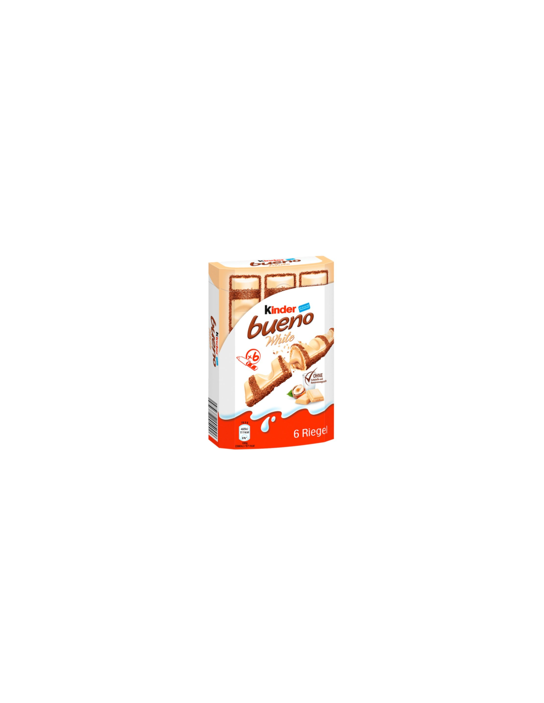 Kinder Bueno White 6Pk 117g