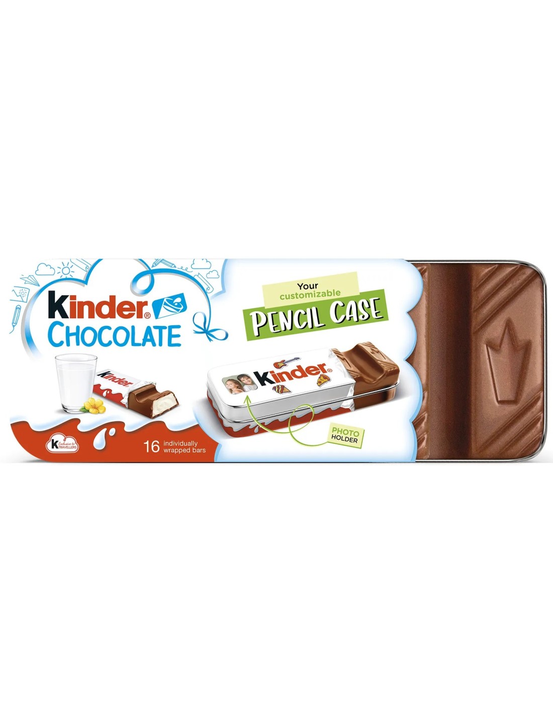 Kinder Chocolate Pencil Case 200g