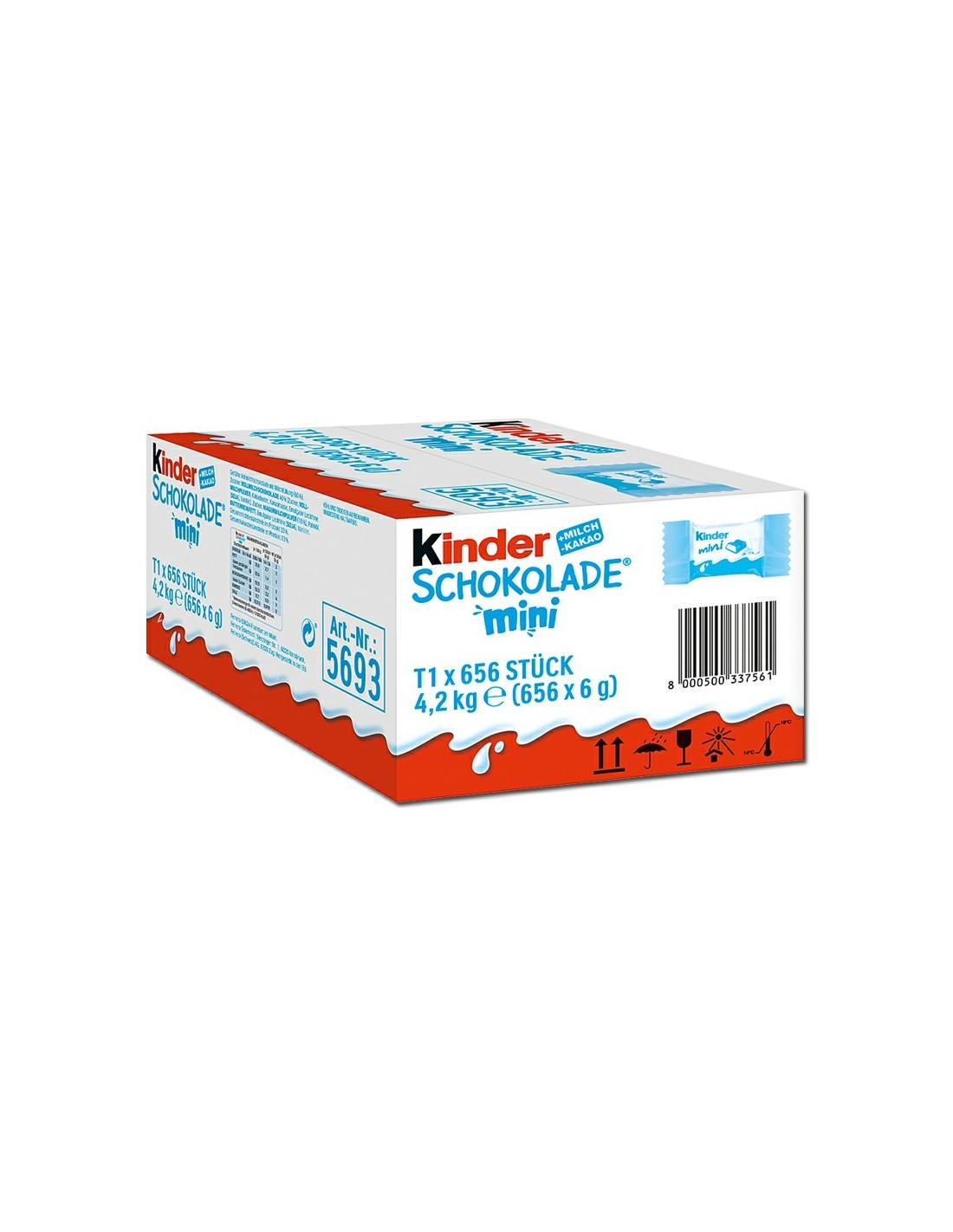Kinder Schokolade Mini 1er 656pcs 4.2kg