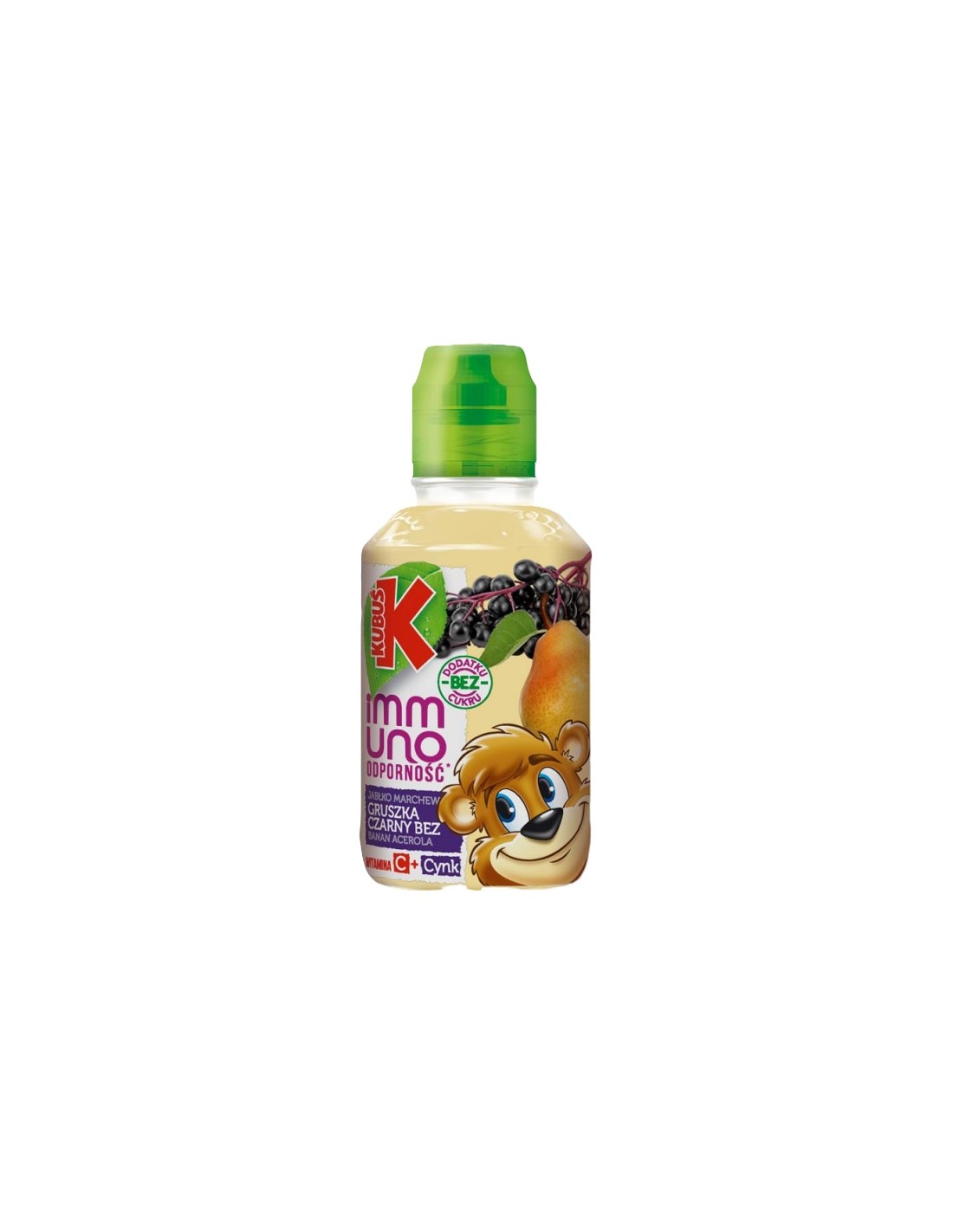 Kubus Immuno Elderberry+Pear+Vitamin C, Zinc Juice 100% 200ml