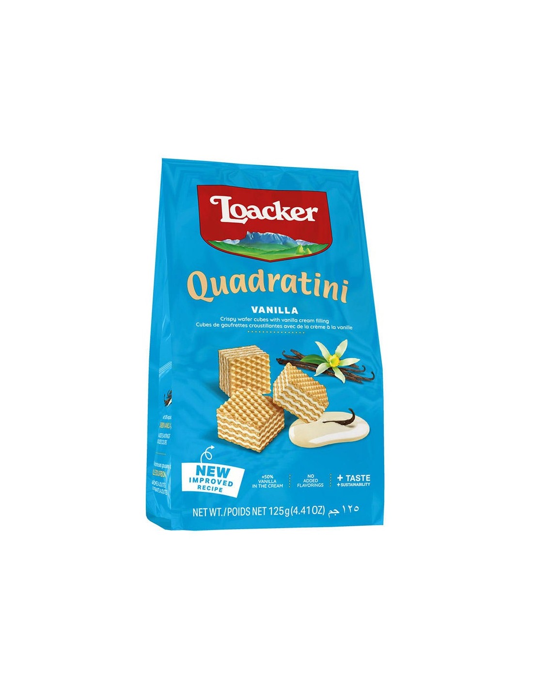 Loacker Quadratini Wafers Vanilla 125g
