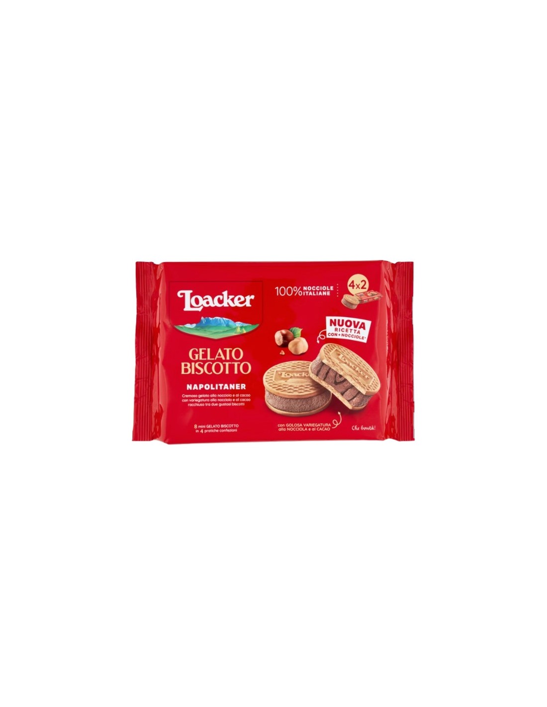 Loacker Gelatao Biscotto Napolitaner 4Pk 264g