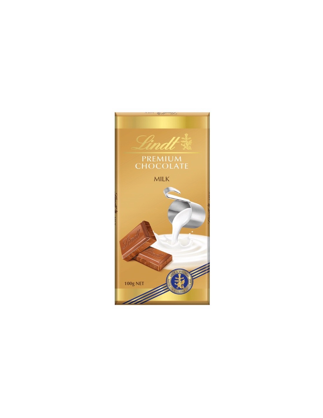 Lindt Gold Tablet Milk 100g